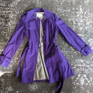 Banana Republic Purple Trench Coat
